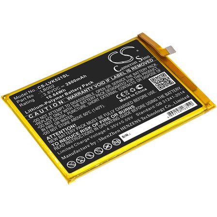 Batteri for SmartPhone, Mobil for Lenovo S5, K520, K520T Pro og andre.