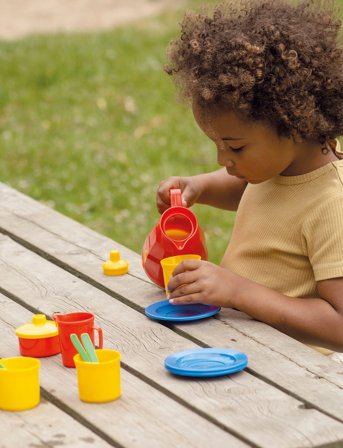 Dantoy Coffee Set In A Box - Multi/patterned - ONE SIZE