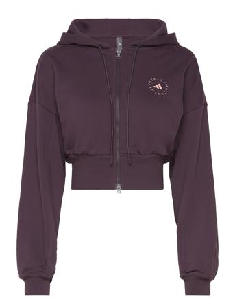 Asmc Cro Hoodie Sport Women Sport Clothing Sport Sweat-shirts & Hoodies Sport Hoodies Burgundy Adidas By Stella McCartney