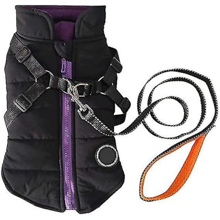 Hundekåpe Selehull Ledning Vanntett Klær Vinter