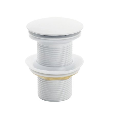 Diskbänk Avlopp Avfallspropp Handfat Avfallsplugg Avloppsrör VIT INGET HÅL