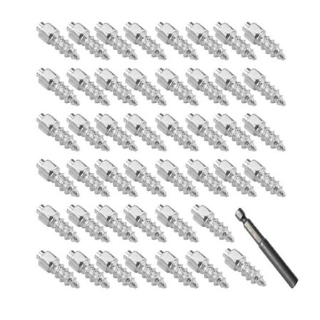 100 stk 9mm pigger + 1 stk drillsett, Bil SUV ATV Anti-skli Dekk Snø T