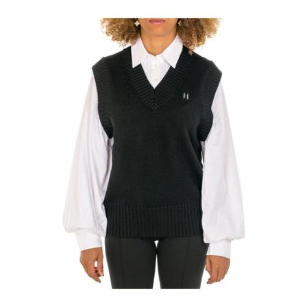 Karl Lagerfeld Sleeveless Strik Sort, Dame Slipover