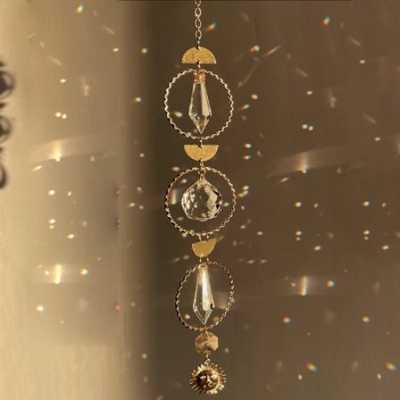 Sun Catcher Rainbow Prisms Pendant 3 3