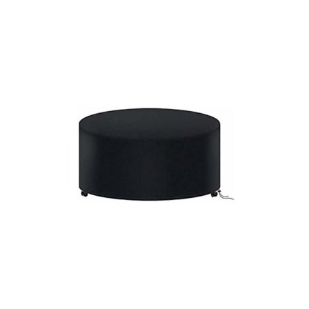 120 x 75 cm rundt hagebordtrekk, vanntett hagemøbeltrekk, 210D Oxford-duk rundt utendørsbordtrekk