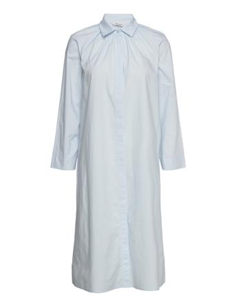 Ilolle Solid Shirt Dress Blue Marimekko