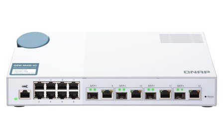 QNAP QSW-M408-4C - switch - 12 porter - Styrt