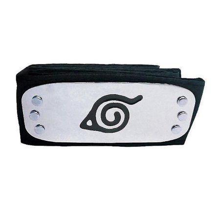 Naruto Headband With Cosplay Logo, Gold-plated Ninja Headdress