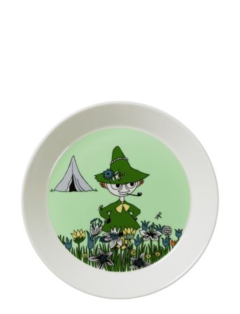 Arabia Moomin Plate Ø19Cm Snufkin - Green - Ø 19 CM