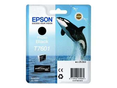 Epson T7601 - fotosort - original - blekkpatron