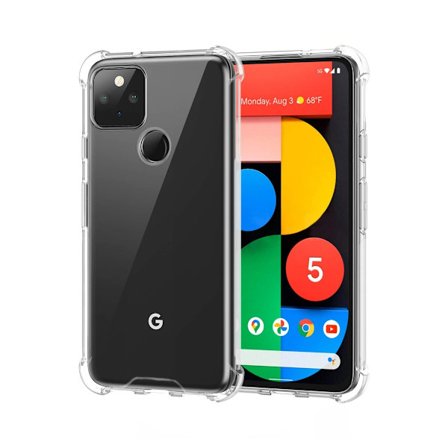 Stöttåligt Mobilskal Google Pixel 5 - Transparent