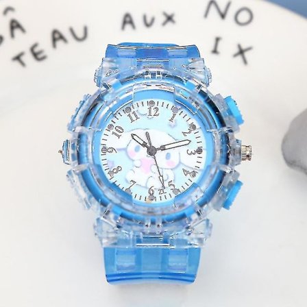 Sanrio Ur Kuromi Cinnamoroll My Melody Kawaii Pige Frisk Og Sød Tegneserie Studerende Mode Elektronisk Lys Ur[mo]