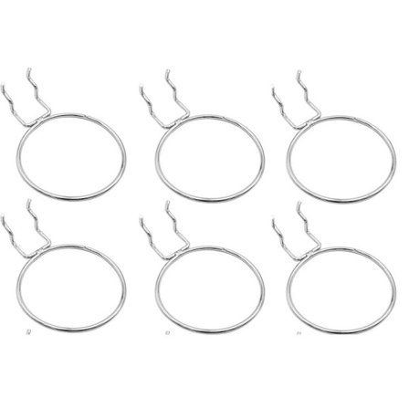 6 stk Pegboard Kopper Holder Kopper Holder Display Krok