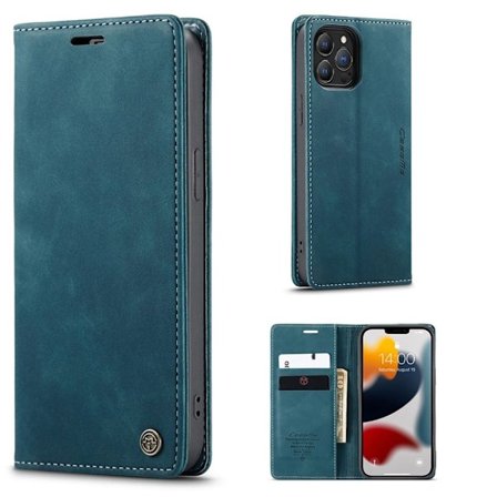 CaseMe iPhone 13 Pro Max vintage etui - Grøn