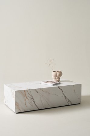 Jotex - Sofabord 60x120 Cm Matt hvit hvit - ANZIO - Kjøp Sofabord hos Jotex