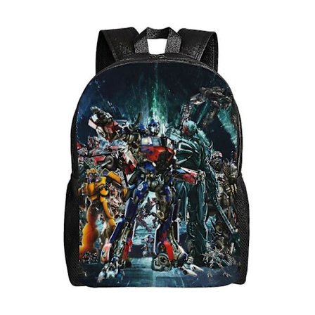 k1685 Transformers Rygsække til Børn Skoletaske Bogtaske Casual Rygsæk til Rejser Vandring a1685