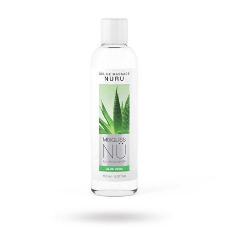 Mixgliss: Nuru NU Aloe Vera - Vandbaseret glidecreme - Vuxen.dk: Glidecremer