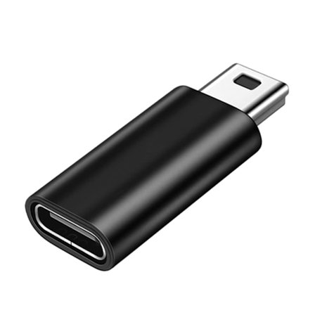 USB C till mini USB-adapter typ C hona till mini USB hane-omvandlarkontakt