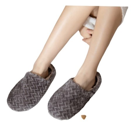 Inomhus tofflor i bomull för vintern