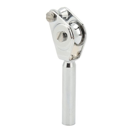 Fiskestangguide med dobbel trinse i aluminiumslegering, 5 mm 0,2 tommer, fisketilbehør