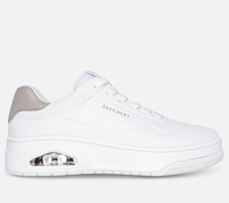 Skechers, Uno Court - Fast Break, 38,5, Hvid, Dame