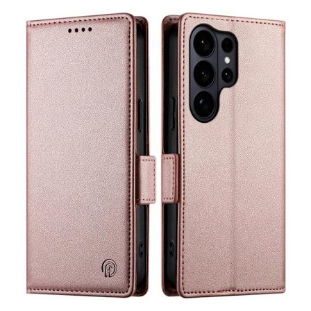 Samsung Galaxy S26 Ultra Plånboksfodral Konstläder - Roséguld