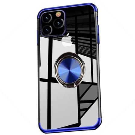 Iphone 13 Pro Max - Skal Med Ringhållare Blå
