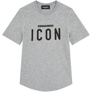Kids - Dsquared2 Grey Mini Me Icon T-Shirt - Tops - 14 years - Grey