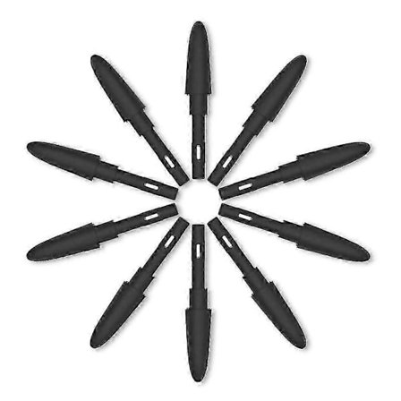 VEIKK P001 10 stk. Erstatningspennespisser Batterifri Stylus Slitesterk Pennespiss for VEIKK S640 A30 Tegnebrett P002
