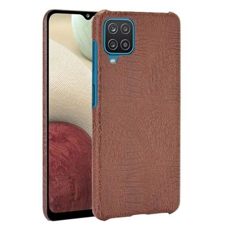 Krokokotelo - Samsung Galaxy M12 / A12 5G - Ruskea Brown