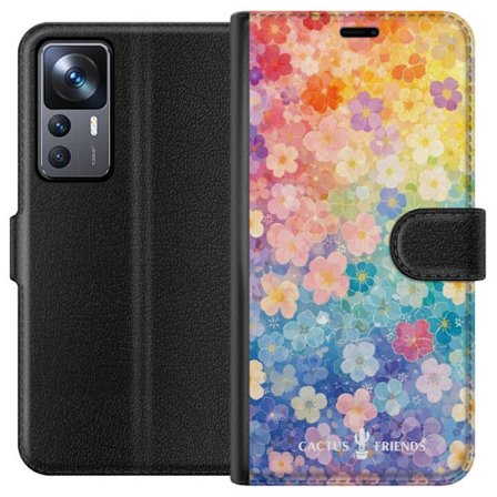 Yhteensopiva Lompakkokotelo Xiaomi Xiaomi 12T Pro Cactus and Friends – RainbowBloom