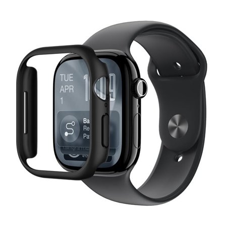 AmazingThing Minimal beskyttelsesetui til Apple Watch Series 11 42mm - Sort
