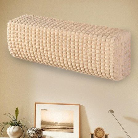 ING Støvhætte til vægmonterede klimaanlæg, udtrækkelig indendørs AC-enhed, stilfuld altomfattende beskyttelse til split-type klimaanlæg