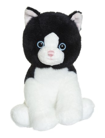 Teddykompaniet | Kittens, Black | H:16CM