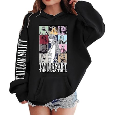 Flicktröjor 1989 Casual Taylor Sweatshirt Barn Pojkar Swifts Sweatshirt Hoodie Konsert Outfit För 4-14 År 01 svart 01 svart 01 svart