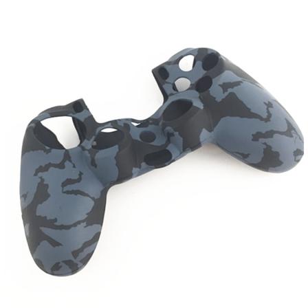 Playstation 4 / Ps4 Silikon Skal Kamouflage Svart-grå Svart