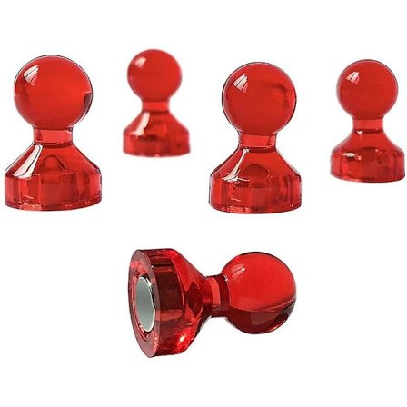 Hvittavlemagneter, 30 stk Ekstremt sterke neodymmagneter