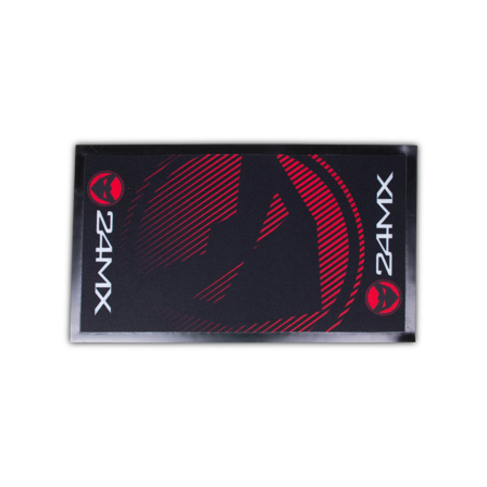 24MX Dörrmatta 70x40 cm Svart/Röd