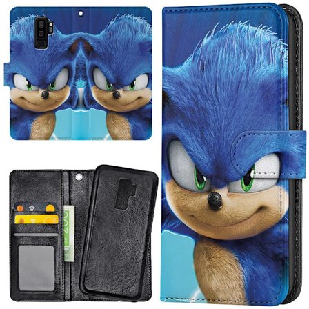 Samsung Galaxy S9 Plus - Plånboksfodral/Skal Sonic the Hedgehog