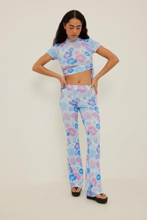 Mocean Sisters x NA-KD Pantalon imprimé - Pantalons imprimés - Flower - Small