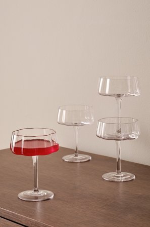 Jotex - Cocktailglass 4-pk Transparent - NINA - Kjøp Glass hos Jotex