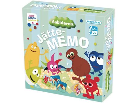 Babblarna Jättememo - Lyreco - Skola och förskola - Lekmaterial - Spel - Från 3 - 4 år