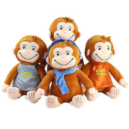 30 cm Ape George Nysgjerrig Ape søt bamse dukke