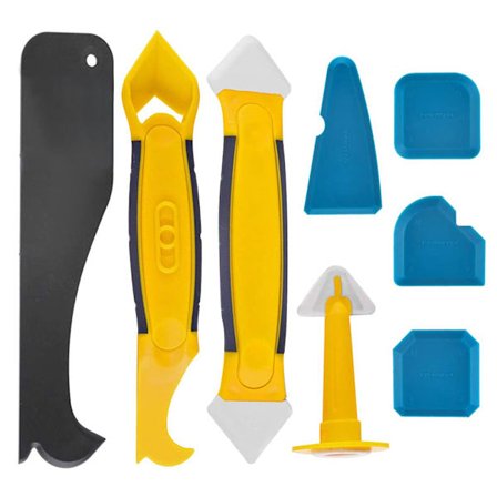 8 kpl silikonitiivistysvälineet, tiivisteenpoistotyökalu kaapimella/C