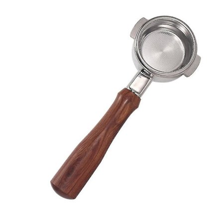 58mm Portafilter Trä Kaffemaskin Bottenlöst Filterhållare Portafilter Kompatibel med La Marzocco Mini Gs3