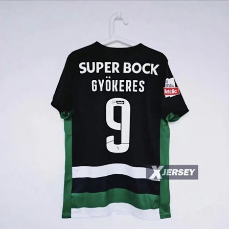 2024-2025 Sporting CP fotballdrakt No.9 Viktor Gyökeres-KK-