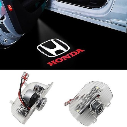 2 kpl Tervetulovaloa Honda Accord Spirior Odyssey Cr-z Elysion Led Laser Proje