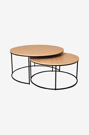 Nordic Furniture Group - Soffbord Muran, set om 2 - Natur - Soffbord - Från Homeroom