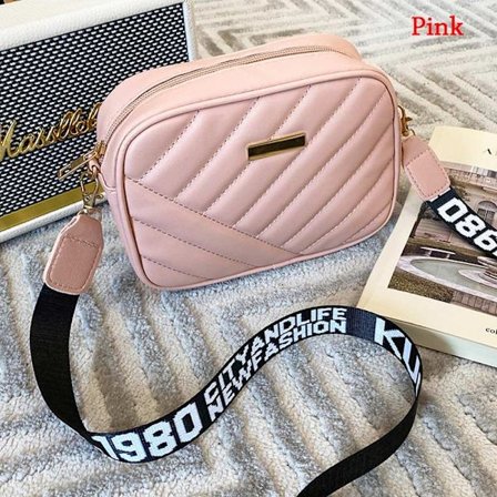 Muoti PU Olkalaukku Käsilaukut Naisten Sling Laukku PINK