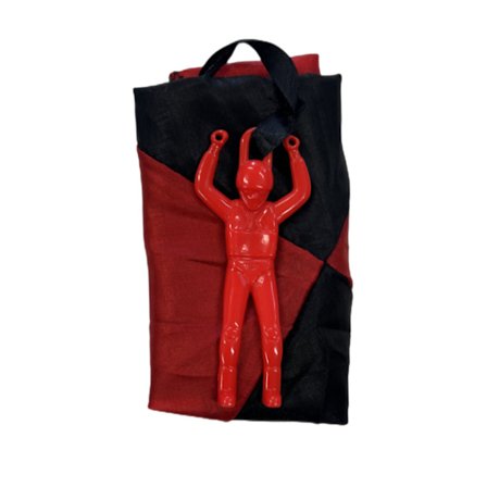 Laskuvarjolelu Käsin Heitettävä Laskuvarjo Ulkona Lasten Laskuvarjohyppääjä Lelu Parantaa Manipulatiivisia Kykyjä Punainen